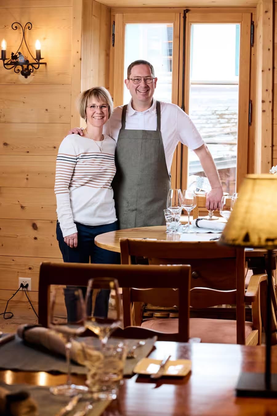 Ludovic Garnier et Christelle Huguenin, repreneurs des Jardins de La Tour depuis février 2024